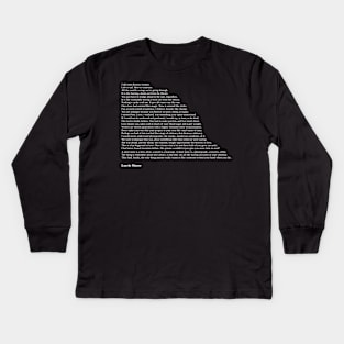 Lorrie Moore Quotes Kids Long Sleeve T-Shirt